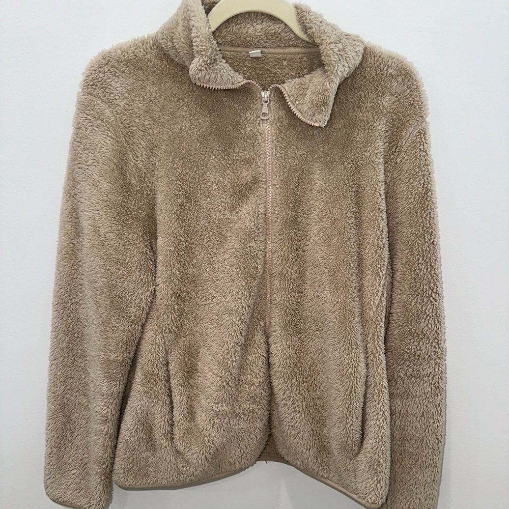UNIQLO TEDDY ZIP UP
